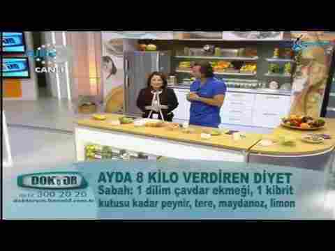 Bir ayda sağlıklı 8 kilo verdiren Ayça Kaya Diyeti