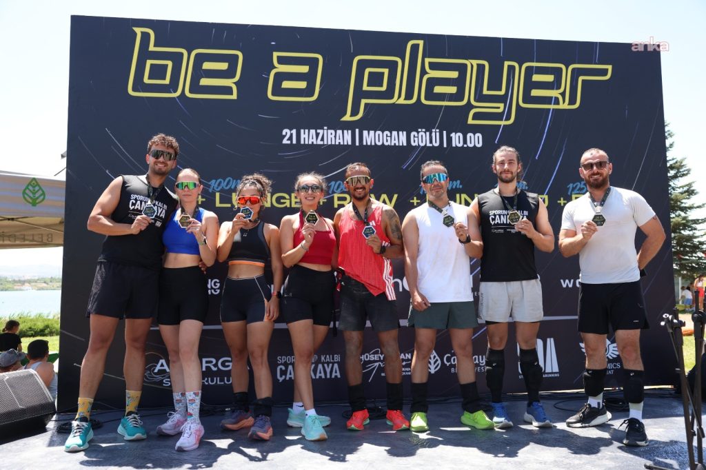 Spor ve dayanıklılık tutkunları Mogan Gölü’nde buluştu